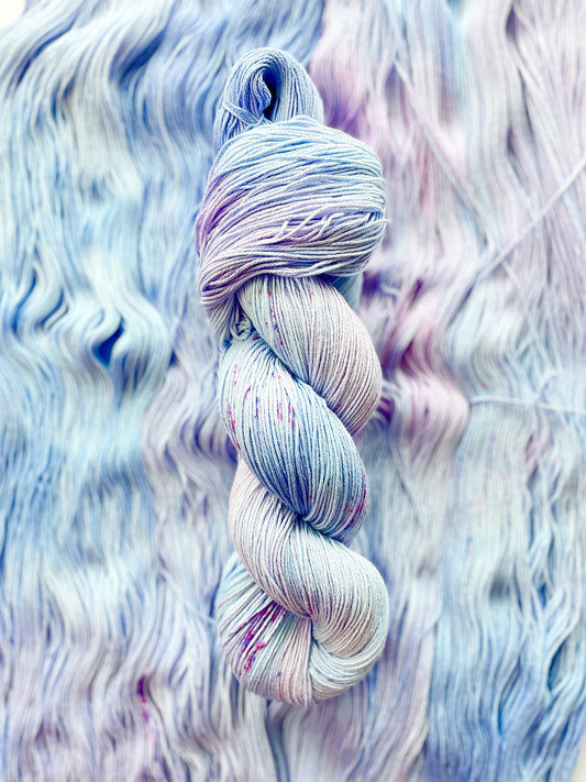 Softly Sapphire - 4 ply 100% cotton