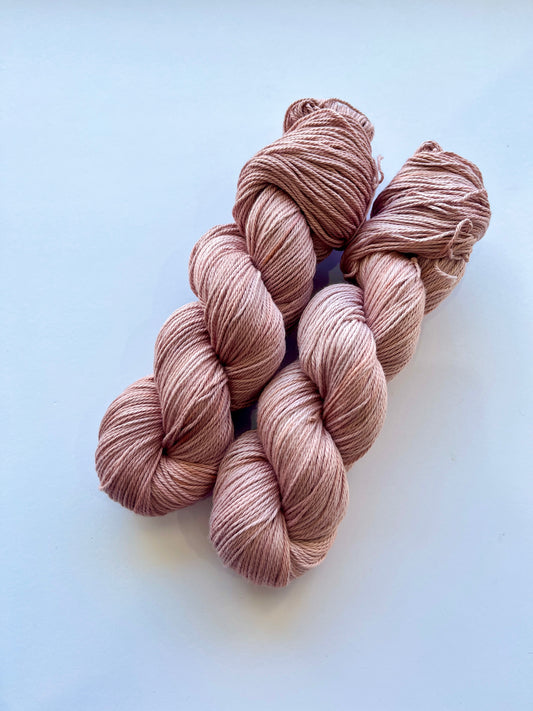 Dusty Pink - 100% Cotton 8 ply 50g
