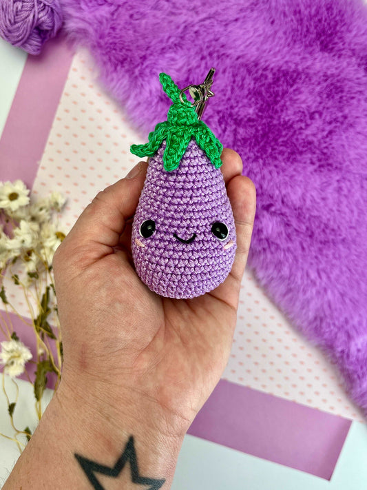 Eggplant crochet pattern