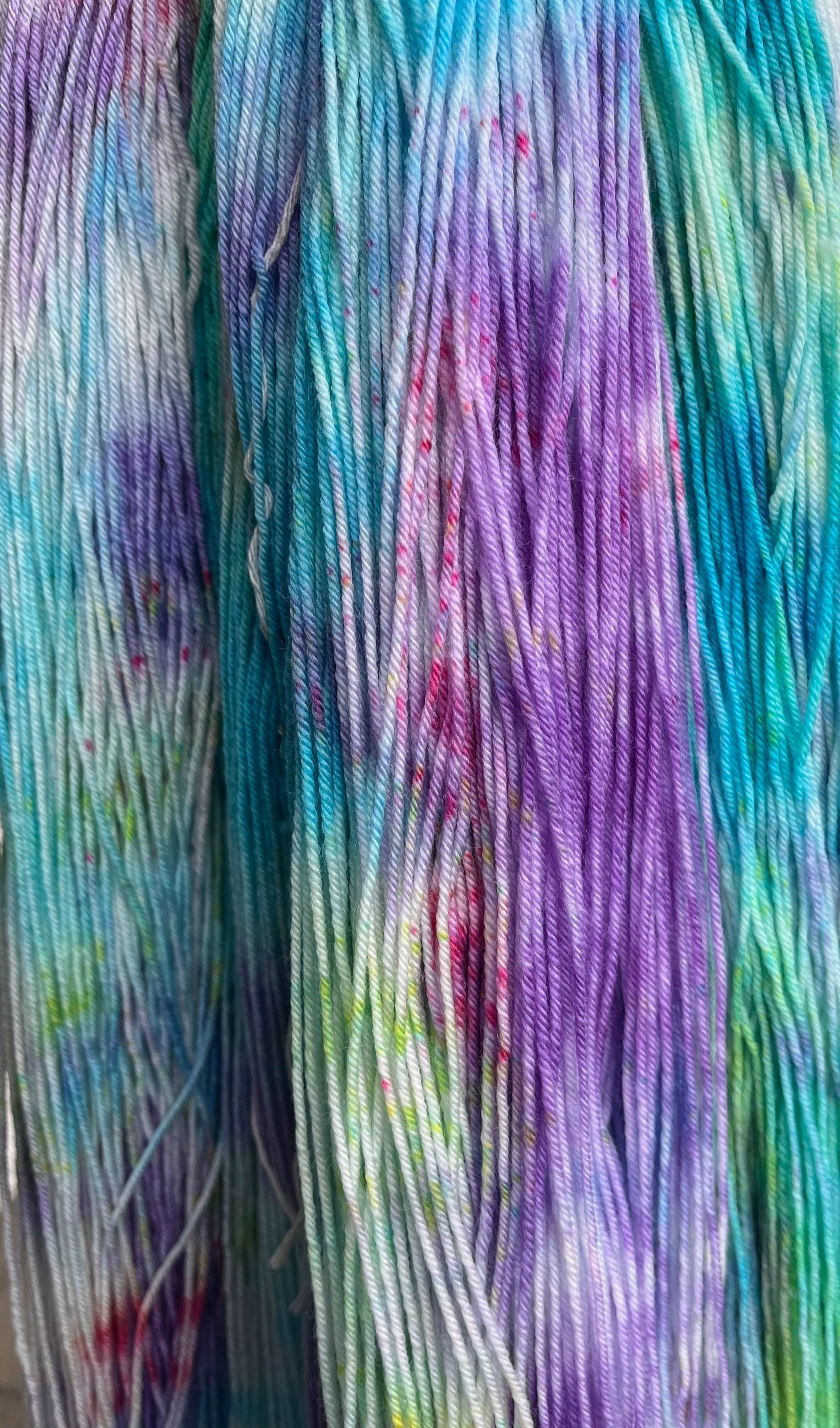 jelly crystals - wool base
