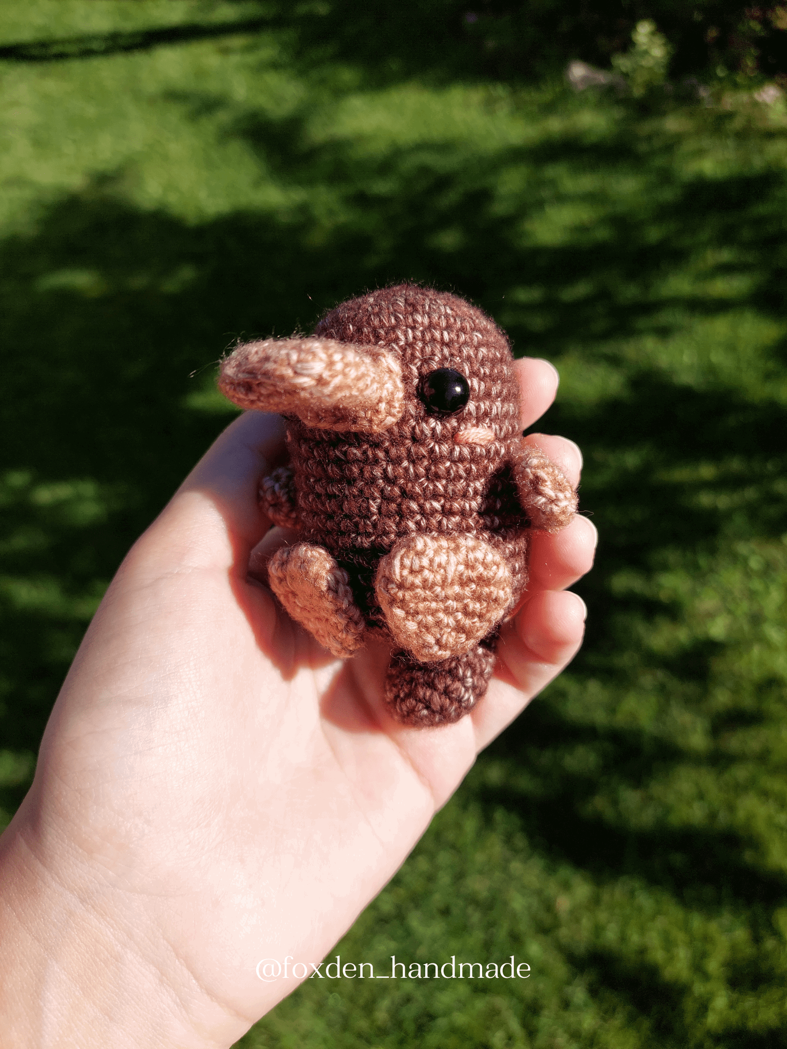 kawaii platypus keyring crochet pattern pattern